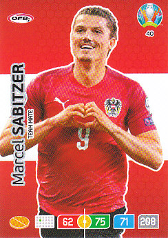 Marcel Sabitzer Austria Panini UEFA EURO 2020#040